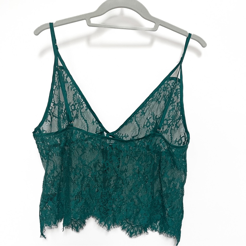 ASOS Teal Green Lace Lingerie Set - Picture 8 of 12